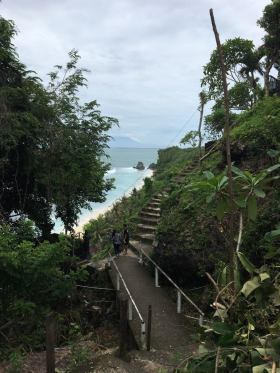 padang padang beach bali indonesia stairs